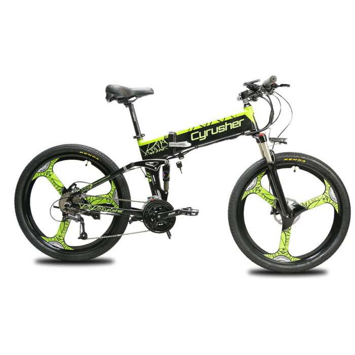 xf770 green folding electric mountain bike full su 10165