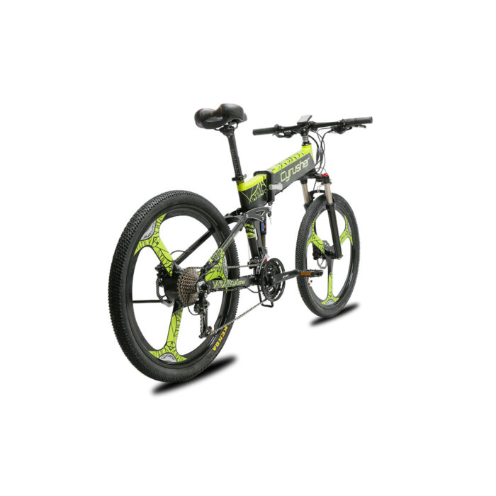 xf770 green folding electric mountain bike full su 10167