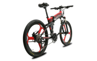 xf770 red folding electric mountain bike full susp 10161