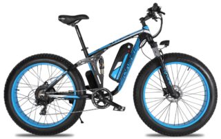 xf800 blue 1000w 48v fat tire mountain e bike full 10017