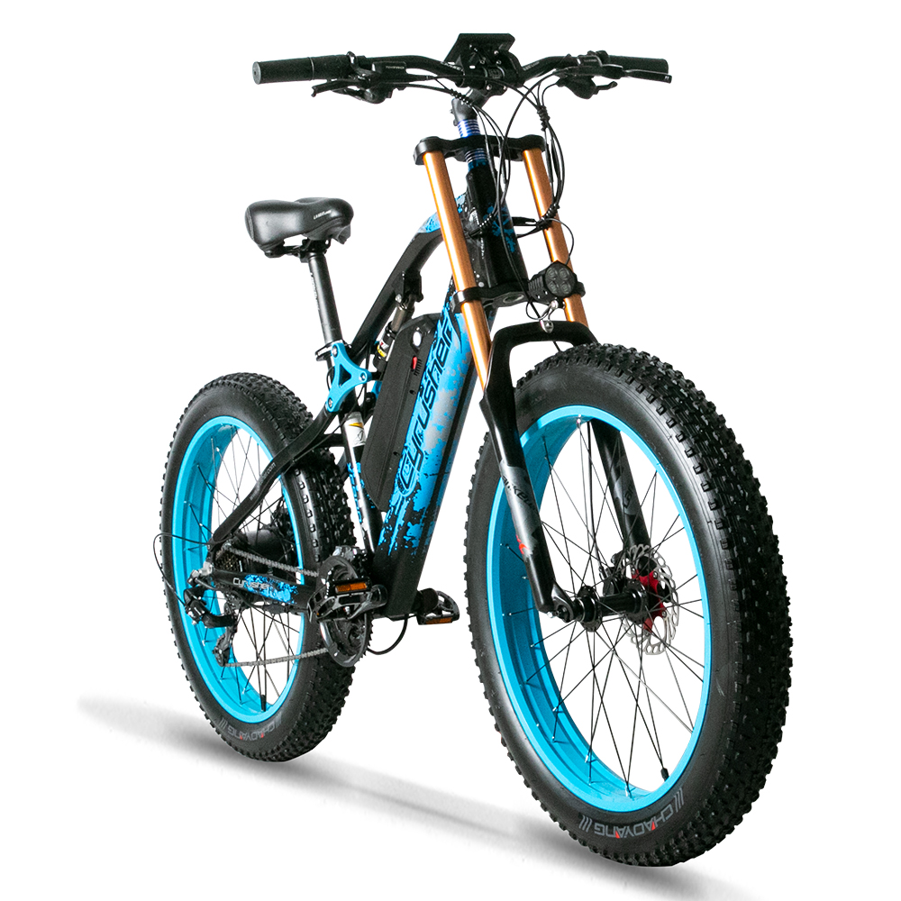 Cyrusher XF900 Fat Tire eBike with Full Suspension